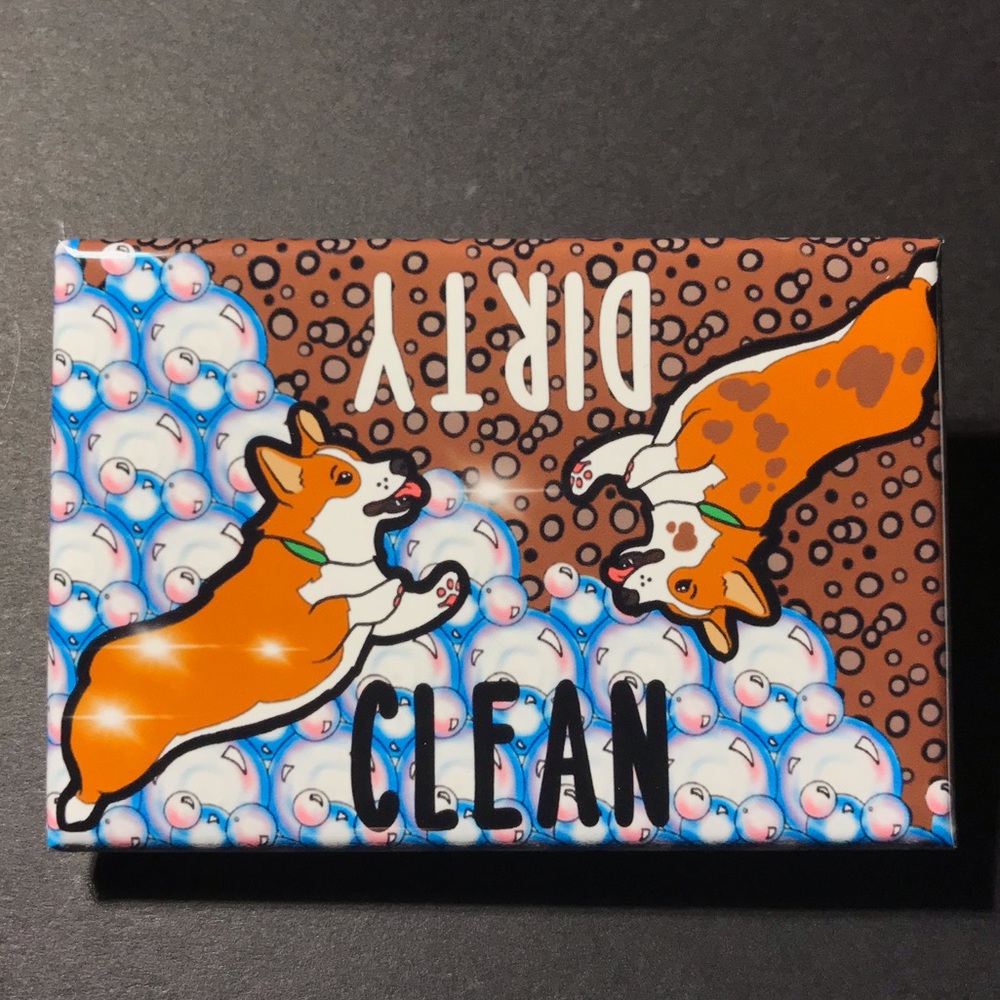 Corgi Dog Dishwasher Magnet Handmade Gifts & Decor